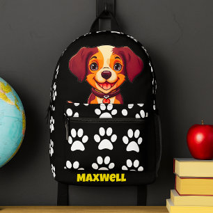 Sac À Dos Imprimé Mon chiot va à l'école
