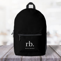 Monogram Classic Elegant Minimum Black and White