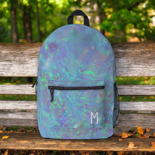 Sac À Dos Imprimé Monogramme Iridescendant Opale mignonne pour enfan