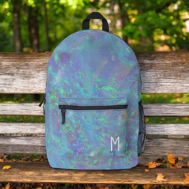 Sac À Dos Imprimé Monogramme Iridescendant Opale mignonne pour enfan (Créateur téléchargé)