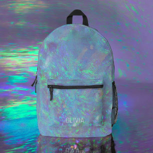 Sac À Dos Imprimé Monogramme Iridescendant Opale mignonne pour enfan