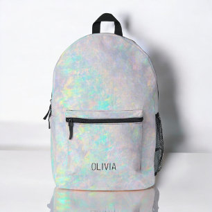 Sac À Dos Imprimé Monogramme Iridescendant Opale mignonne pour enfan