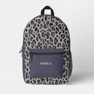 Sac À Dos Imprimé Monogramme moderne Poster de animal et violet tend