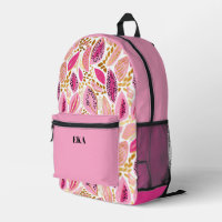 Monogramme Moderne Rose Or Cute Girls School