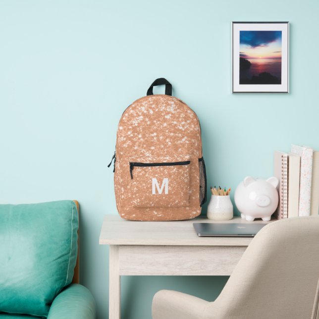 Sac À Dos Imprimé Monogramme personnalisé pour pêche étincelante (Insitu)