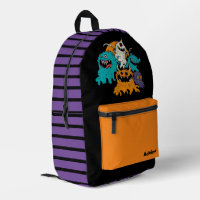 Monstre d'Halloween mignon/lunatique