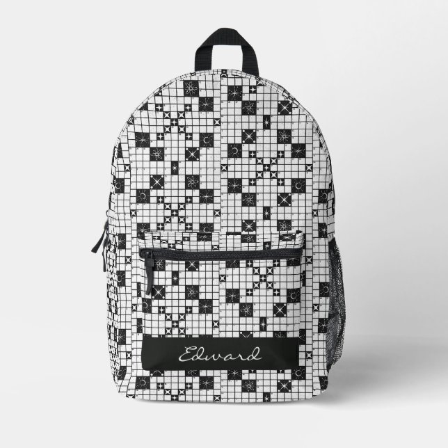 Sac À Dos Imprimé Mot-clé Retro Mid-Century (Recto)