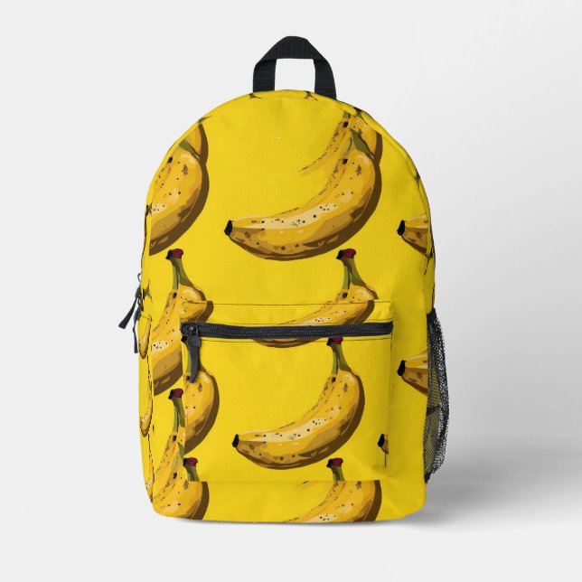 Sac À Dos Imprimé Motif à la banane (Recto)