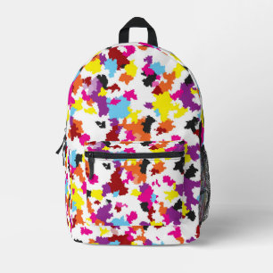 Sac À Dos Imprimé Motif Abstrait couleur cristallin irrégulier