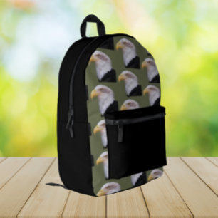 Sac À Dos Imprimé Motif américain de tête d'aigle à tête chauve