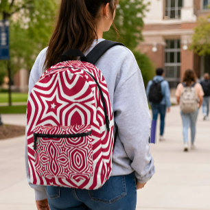 Sac À Dos Imprimé Motif artistique intelligent charmant étoile blanc