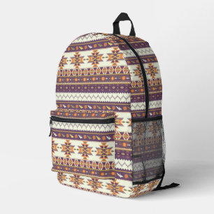 Sac À Dos Imprimé Motif aztèque coloré