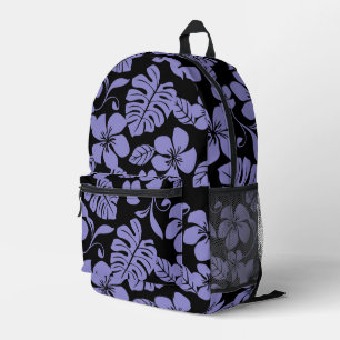 Sac À Dos Imprimé Motif BIKINI ROSE EN NOIR/LAVENDER