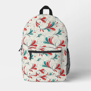 Sac À Dos Imprimé Motif blanc et blanc blanc et  blanc (2)