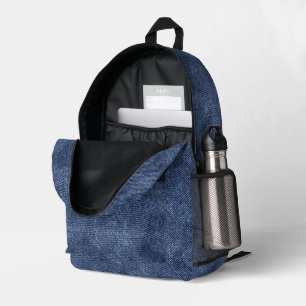 Sac À Dos Imprimé Motif bleu Zodiac Denim