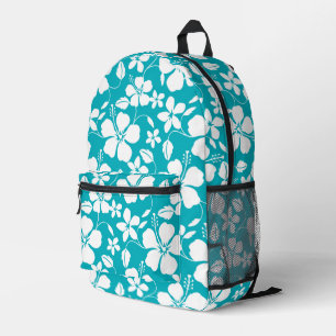SAC À DOS IMPRIMÉ MOTIF BLUE HAWAII EN TEAL