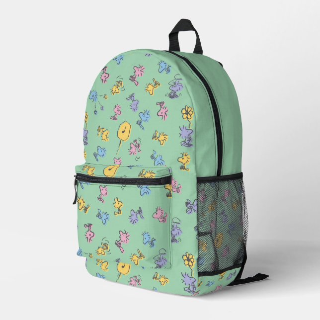Sac À Dos Imprimé Motif d'art de la Pop de sucre Woodstock (Coin arrière droit)
