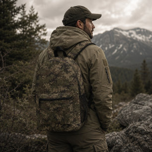 Sac À Dos Imprimé Motif de camouflage tactique Pixel Shadow