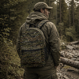 Sac À Dos Imprimé Motif de camouflage Tiger Stripe