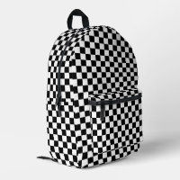 Motif de chèque classique noir et blanc