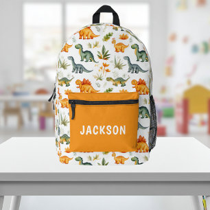 Sac À Dos Imprimé Motif de dinosaure personnalisé pour enfants