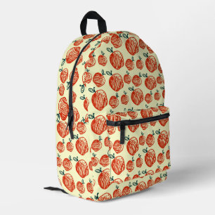 Sac À Dos Imprimé Motif de doodle Red Apples