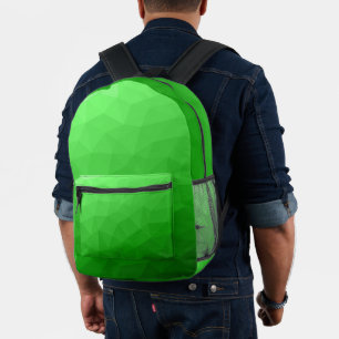 Sac À Dos Imprimé Motif de maille géométrique à dégradé vert clair