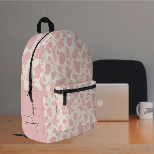 Sac À Dos Imprimé Motif de peau de vache pour fille mignonne personn
