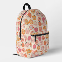 Motif de pomme rose et orange mignon