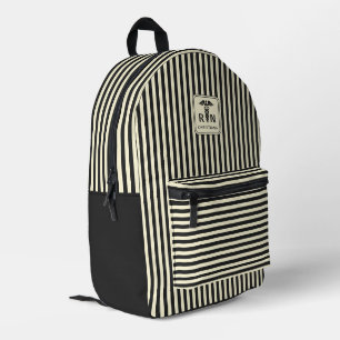 Sac À Dos Imprimé Motif de rayures modernes et élégantes RN personna