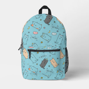 Sac À Dos Imprimé Motif de rêves de chat endormi mignon et cosy