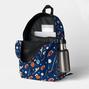 Sac À Dos Imprimé Motif de sport de baseball