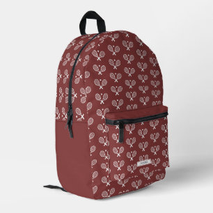 Sac À Dos Imprimé Motif de tennis personnalisé Joueur de tennis