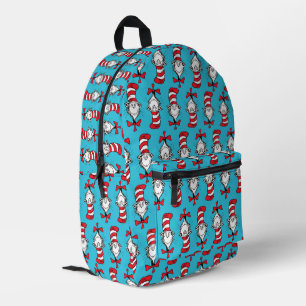 Sac À Dos Imprimé Motif du Chat dans le Chapeau