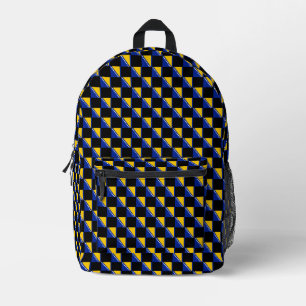 Sac À Dos Imprimé motif du drapeau À damiers Bosnie-Herzégovine