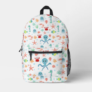 Sac À Dos Imprimé Motif du monde marin