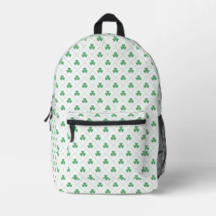 Sac À Dos Imprimé Motif Feuilles de Trèfle St. Patrick-53224