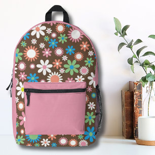 Sac À Dos Imprimé Motif Floral Cute Daisy