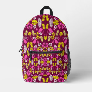 Sac À Dos Imprimé Motif floral tropical fruit