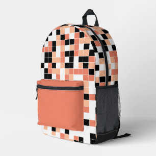 Sac À Dos Imprimé Motif géométrique Saumon de pêche moderne