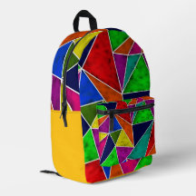 Motif géométrique vibrant