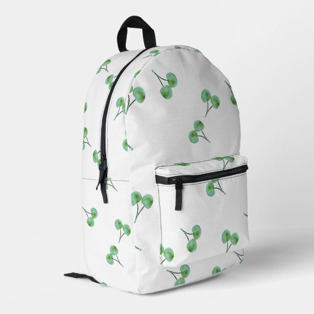 Sac À Dos Imprimé Motif Green Cherry (Coin arrière gauche)
