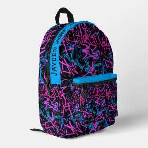 Sac À Dos Imprimé Motif hip hop Graffiti