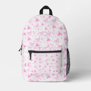 Sac À Dos Imprimé Motif Kawaii Coeurs et rubans