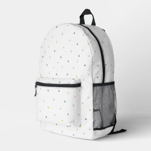 Sac À Dos Imprimé Motif Pastel Triangle