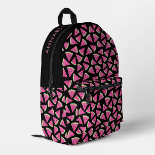 Sac À Dos Imprimé Motif Pastèque Tropical Rose