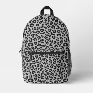 Sac À Dos Imprimé Motif Poster de animal de Grey Grey Ash Leopard Ch