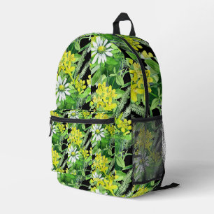 Sac À Dos Imprimé Motif Prairie de fleurs sauvages