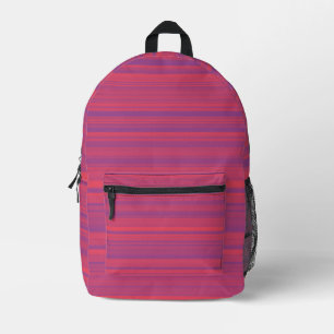 Sac À Dos Imprimé Motif sans couleur rouge violet