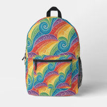 Motif tourbillonnant paisley coloré